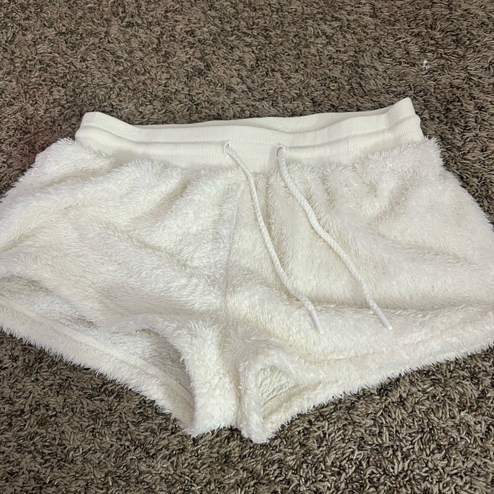 Forever 21 Soft White Lounge Shorts